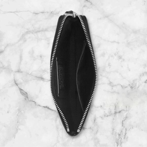 Coach Corner Zip Wristlet In Signature Canvas With Halloween Black Cat CW869 - Picture 3 of 3